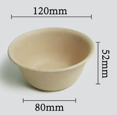 bamboo  bowl from disposablesInc.com. 